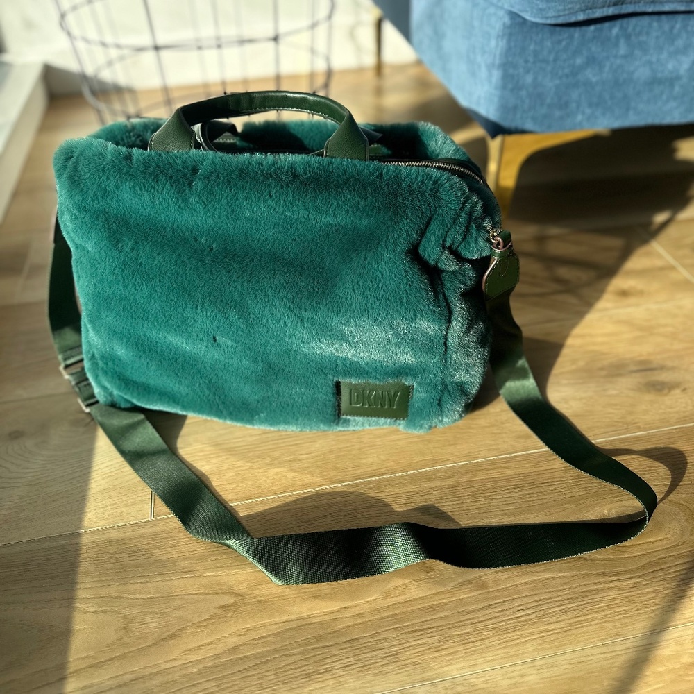 DKNY Faux Fur Tote (Brand New)